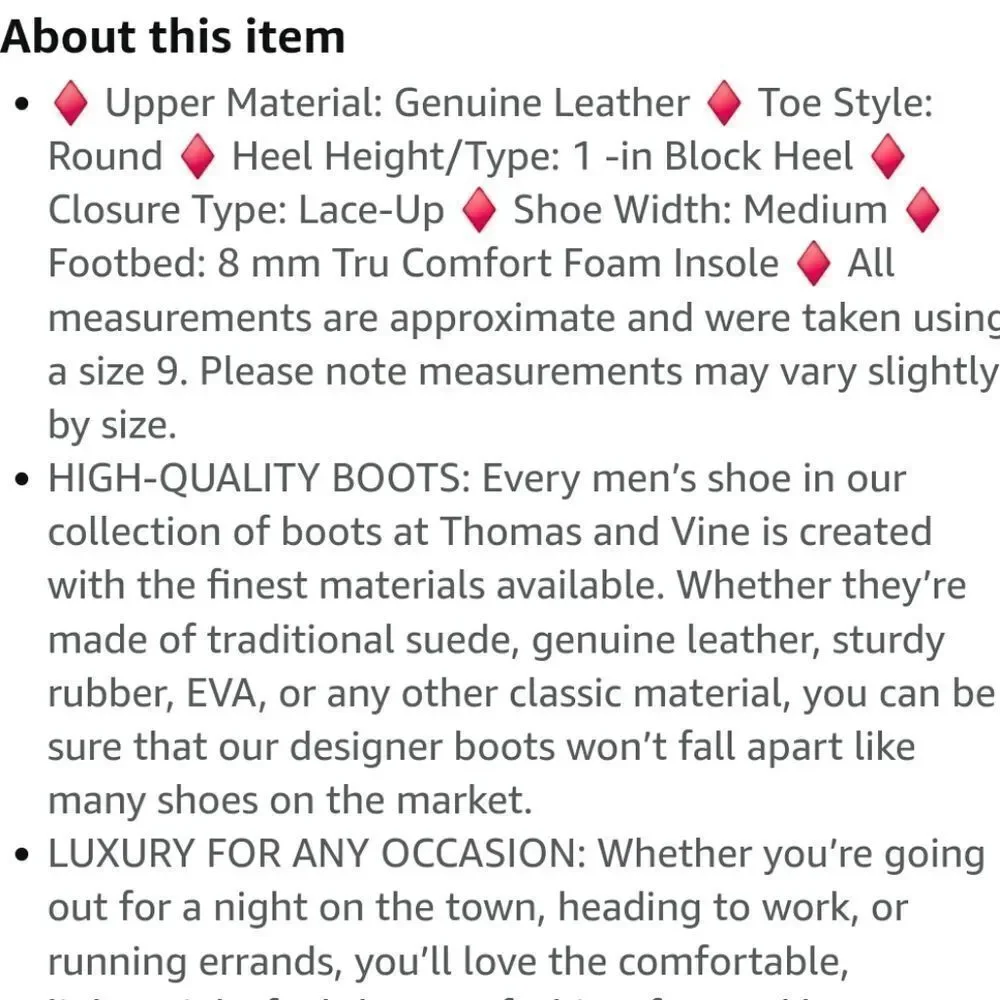 Thomas & Vine Men's Chukka Boots Genuine Leather